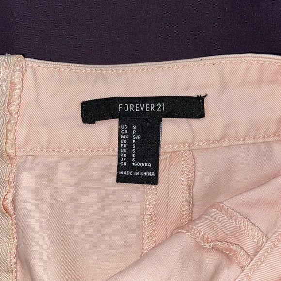 Forever 21 Pink Denim Mini Skirt - Picture 5 of 5
